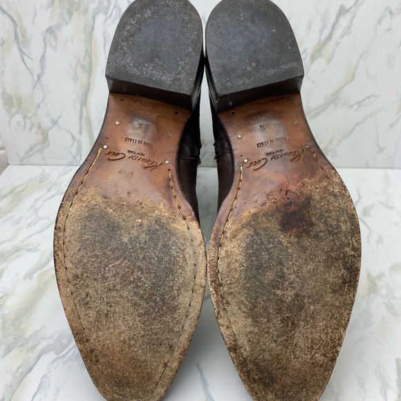 Vintage Kenneth Cole Boots The Way Leather sz 6.5 - Picture 2 of 6